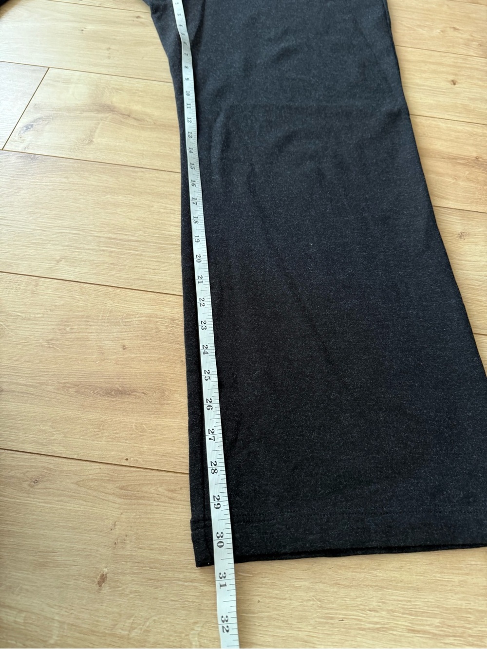Eileen Fisher Charcoal Wide Leg Pull On Pants XL Stretch Minimalist Chic - Picture 6 of 6